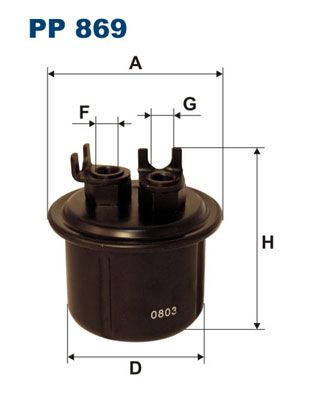 FILTRON Топливный фильтр PP 869