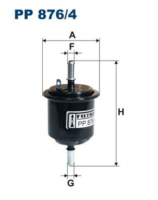 FILTRON Топливный фильтр PP 876/4