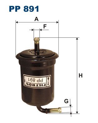 FILTRON Топливный фильтр PP 891