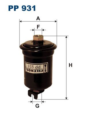 FILTRON Топливный фильтр PP 931