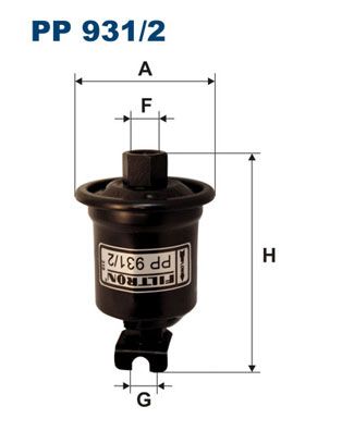 FILTRON Топливный фильтр PP 931/2