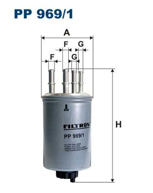 FILTRON kuro filtras PP 969/1