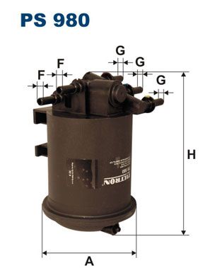 FILTRON Топливный фильтр PS 980