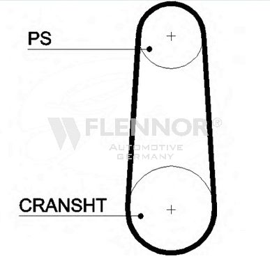 FLENNOR paskirstymo diržas 4272V