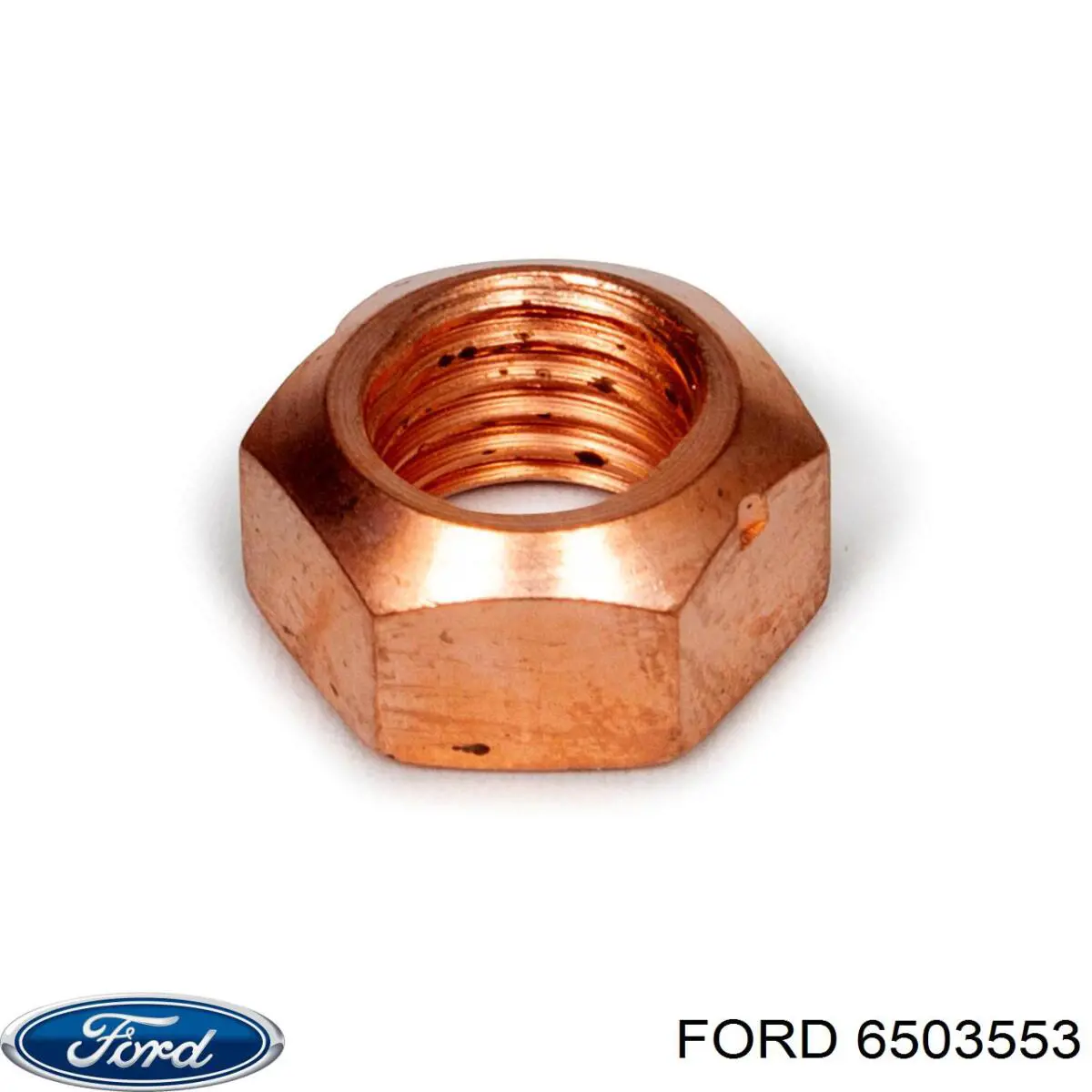 FORD Гайка, выпускной коллектор 6503553