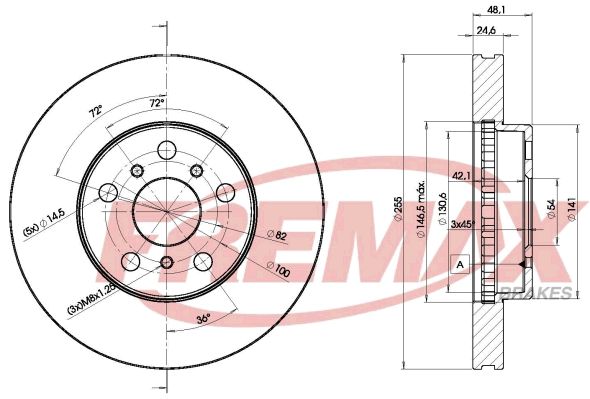 FREMAX Тормозной диск BD-3286