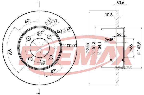 FREMAX stabdžių diskas BD-4192