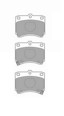 FREMAX Комплект тормозных колодок, дисковый тормоз FBP-0305