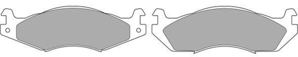 FREMAX Комплект тормозных колодок, дисковый тормоз FBP-0674