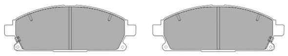 FREMAX Комплект тормозных колодок, дисковый тормоз FBP-0790