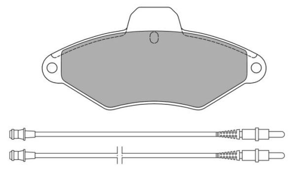 FREMAX stabdžių trinkelių rinkinys, diskinis stabdys FBP-0885