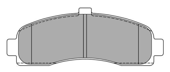 FREMAX Комплект тормозных колодок, дисковый тормоз FBP-0921