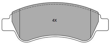 FREMAX Комплект тормозных колодок, дисковый тормоз FBP-1213