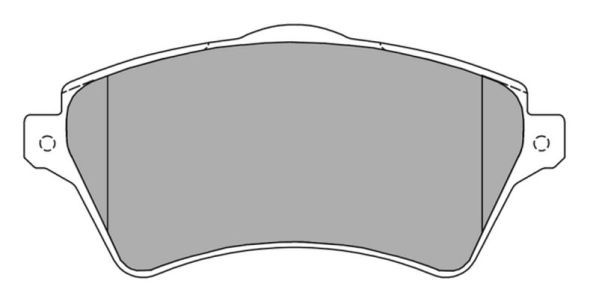 FREMAX stabdžių trinkelių rinkinys, diskinis stabdys FBP-1215