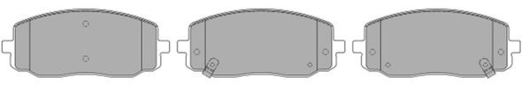 FREMAX Комплект тормозных колодок, дисковый тормоз FBP-1392