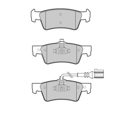 FREMAX Комплект тормозных колодок, дисковый тормоз FBP-1553