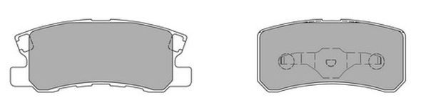 FREMAX Комплект тормозных колодок, дисковый тормоз FBP-1563