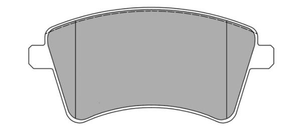FREMAX stabdžių trinkelių rinkinys, diskinis stabdys FBP-1582