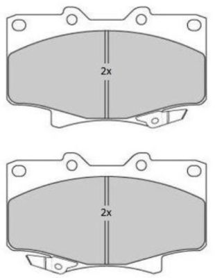 FREMAX Комплект тормозных колодок, дисковый тормоз FBP-1753