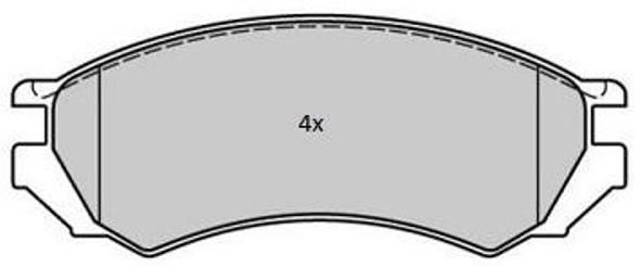FREMAX stabdžių trinkelių rinkinys, diskinis stabdys FBP-1770