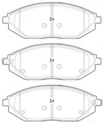 FREMAX Комплект тормозных колодок, дисковый тормоз FBP-1859