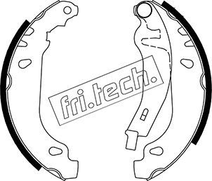 FRI.TECH. Комплект тормозных колодок 1022.032Y