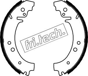 FRI.TECH. Комплект тормозных колодок 1034.076