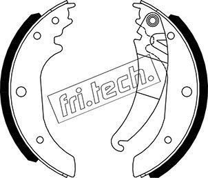 FRI.TECH. Комплект тормозных колодок 1034.126