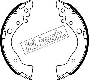 FRI.TECH. Комплект тормозных колодок 1044.028