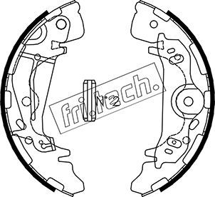 FRI.TECH. Комплект тормозных колодок 1046.217