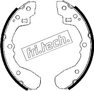 FRI.TECH. stabdžių trinkelių komplektas 1049.122