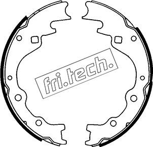 FRI.TECH. stabdžių trinkelių komplektas 1049.124