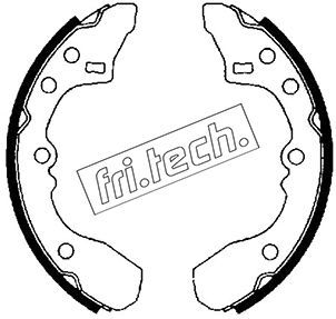 FRI.TECH. stabdžių trinkelių komplektas 1049.128