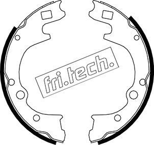 FRI.TECH. stabdžių trinkelių komplektas 1049.155