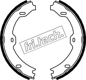 FRI.TECH. stabdžių trinkelių komplektas, stovėjimo stabdis 1052.130