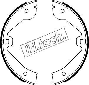 FRI.TECH. stabdžių trinkelių komplektas, stovėjimo stabdis 1052.131