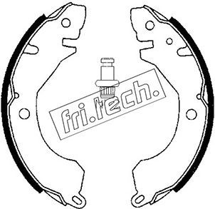 FRI.TECH. stabdžių trinkelių komplektas 1064.157