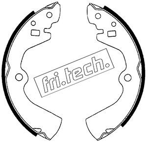 FRI.TECH. stabdžių trinkelių komplektas 1067.172