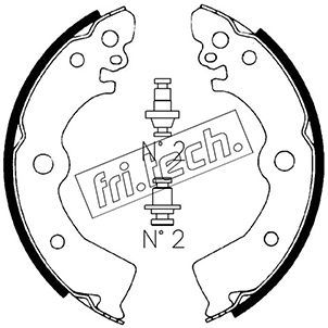 FRI.TECH. stabdžių trinkelių komplektas 1067.182