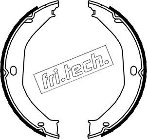 FRI.TECH. stabdžių trinkelių komplektas, stovėjimo stabdis 1088.235