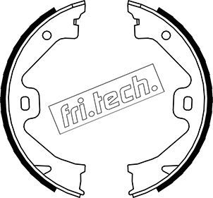 FRI.TECH. Комплект тормозных колодок, стояночная тормозная с 1092.307