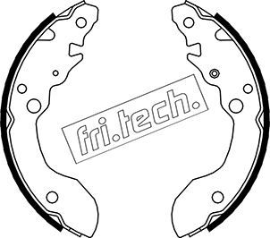 FRI.TECH. stabdžių trinkelių komplektas 1111.244