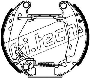 FRI.TECH. stabdžių trinkelių komplektas 16090