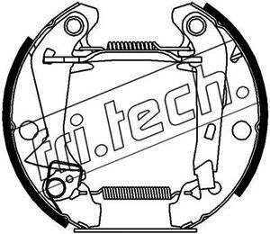 FRI.TECH. stabdžių trinkelių komplektas 16126