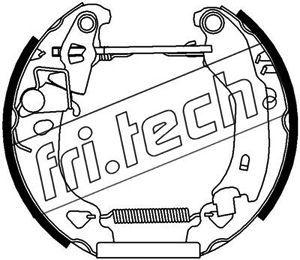 FRI.TECH. stabdžių trinkelių komplektas 16127