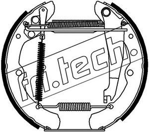 FRI.TECH. stabdžių trinkelių komplektas 16139