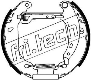 FRI.TECH. stabdžių trinkelių komplektas 16160