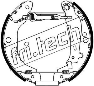 FRI.TECH. Комплект тормозных колодок 16187