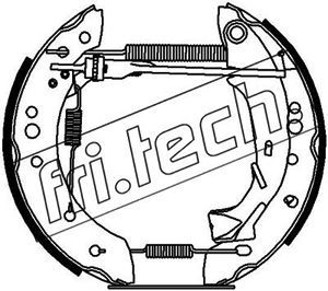 FRI.TECH. stabdžių trinkelių komplektas 16197