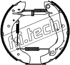 FRI.TECH. stabdžių trinkelių komplektas 16202